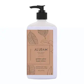 Aluram golden glow lotion lightweight moisturizing formula
