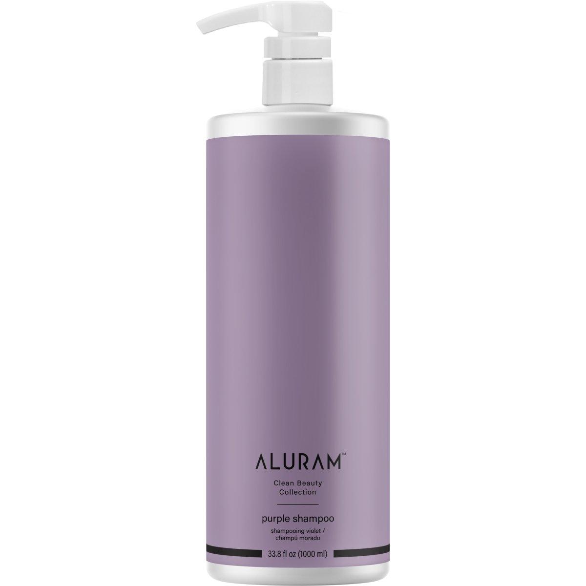 Aluram purple shampoo violet formula texture detail