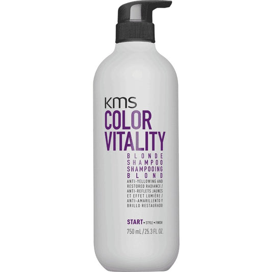 KMS ColorVitality Blonde Shampoo 750ml/25.3oz | Belleza Salon