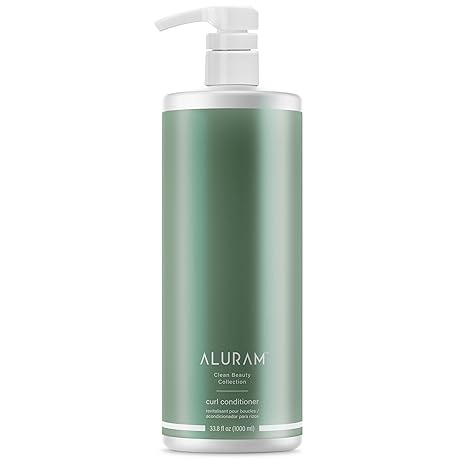 Aluram curl conditioner bottle front silicone free formula