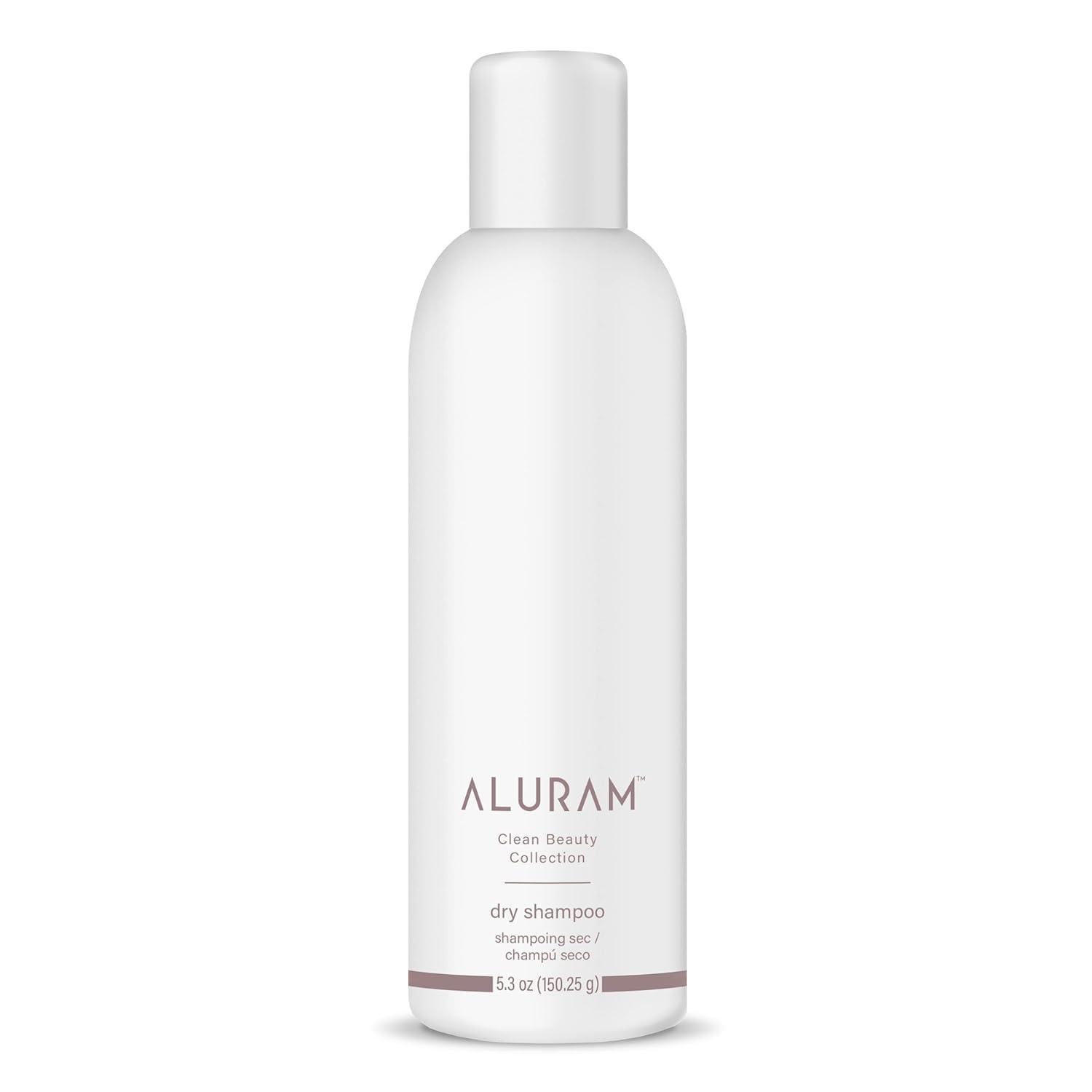 Aluram dry shampoo bottle front oil absorbing formula