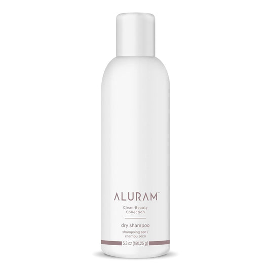 Aluram dry shampoo bottle front oil absorbing formula