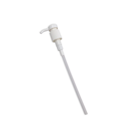 Aluram liter pump dispenser front for haircare bottles