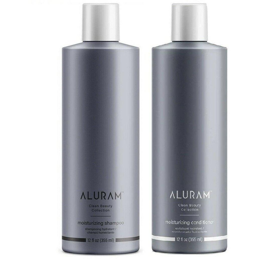 Smooth shiny hair results using Aluram moisturizing conditioner