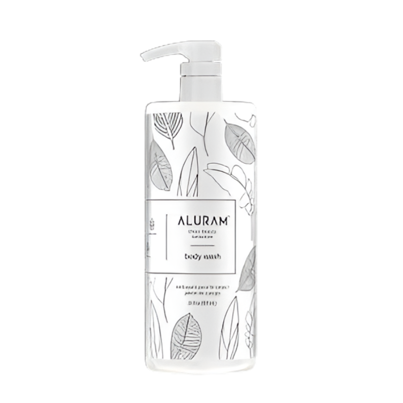 Aluram body wash hydrating lightweight gel texture