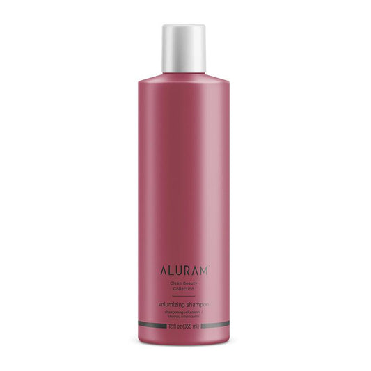 Aluram volumizing shampoo bottle front lightweight formula