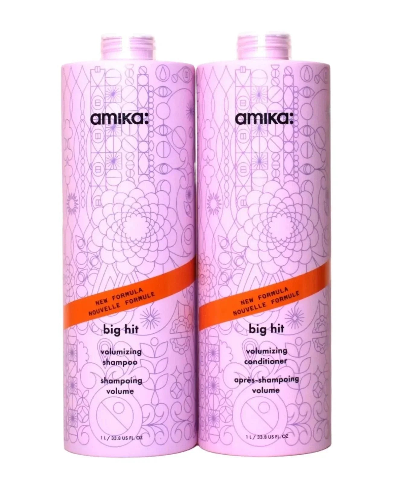 Amika Big Hit volumizing shampoo bottle front view
