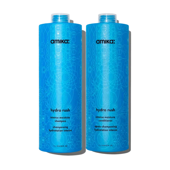 Amika Hydro Rush conditioner creamy texture close up