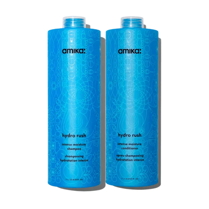 Amika Hydro Rush conditioner creamy texture close up