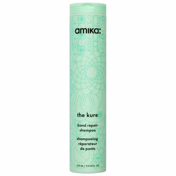 Amika The Kure bond repair shampoo front packaging