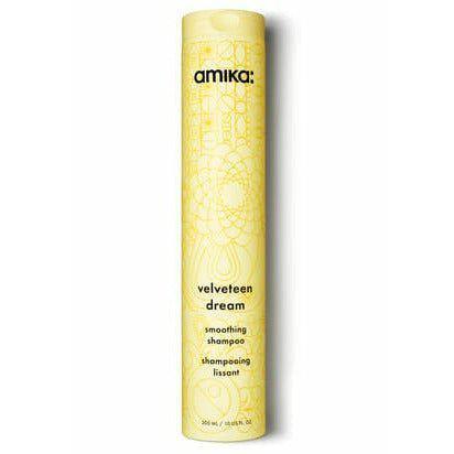 Amika velveteen dream smoothing shampoo bottle front view