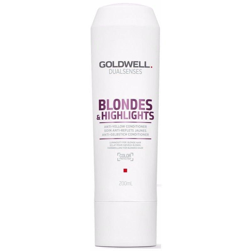 Goldwell DualSenses Blonde anti yellow conditioner bottle