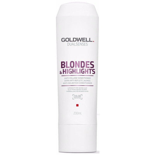 Goldwell DualSenses Blonde anti yellow conditioner bottle