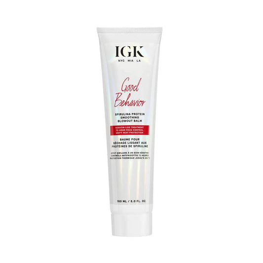 IGK Good Behavior protein smoothing blowout balm