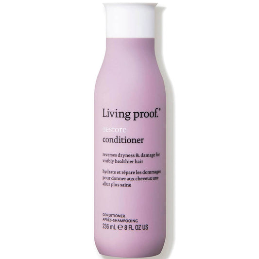 Living Proof Restore Conditioner bottle for damaged hair repair