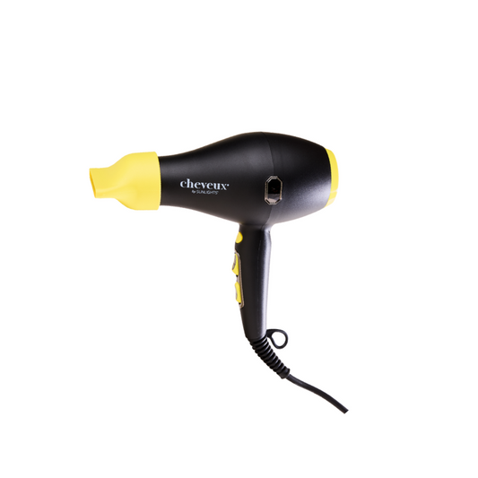 Sunlights Cheveux Hair Dryer black and yellow design