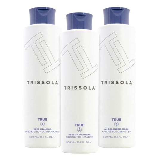 Trissola true plus keratin kit professional smoothing system
